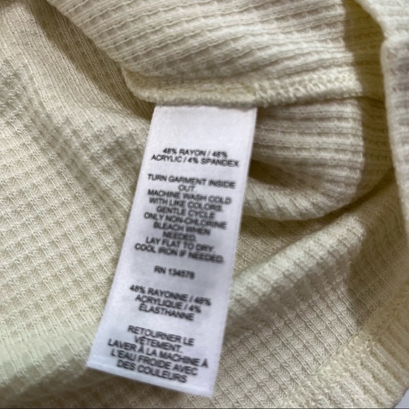 NWOT VINEYARD VINES Dreamcloth Waffle Knit V Neck Henley Shirt Faire Isle Sz L - Picture 4 of 6